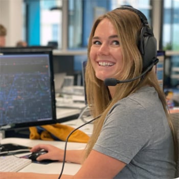 GDW teammate providing human support