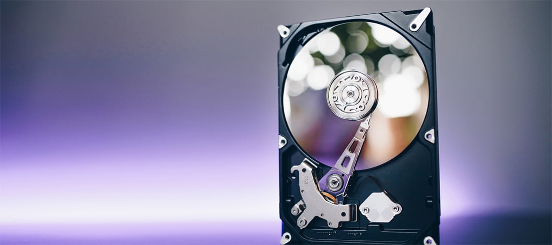 Old spindle hard drive